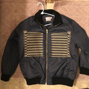 Asos blue bomber jacket size US 8